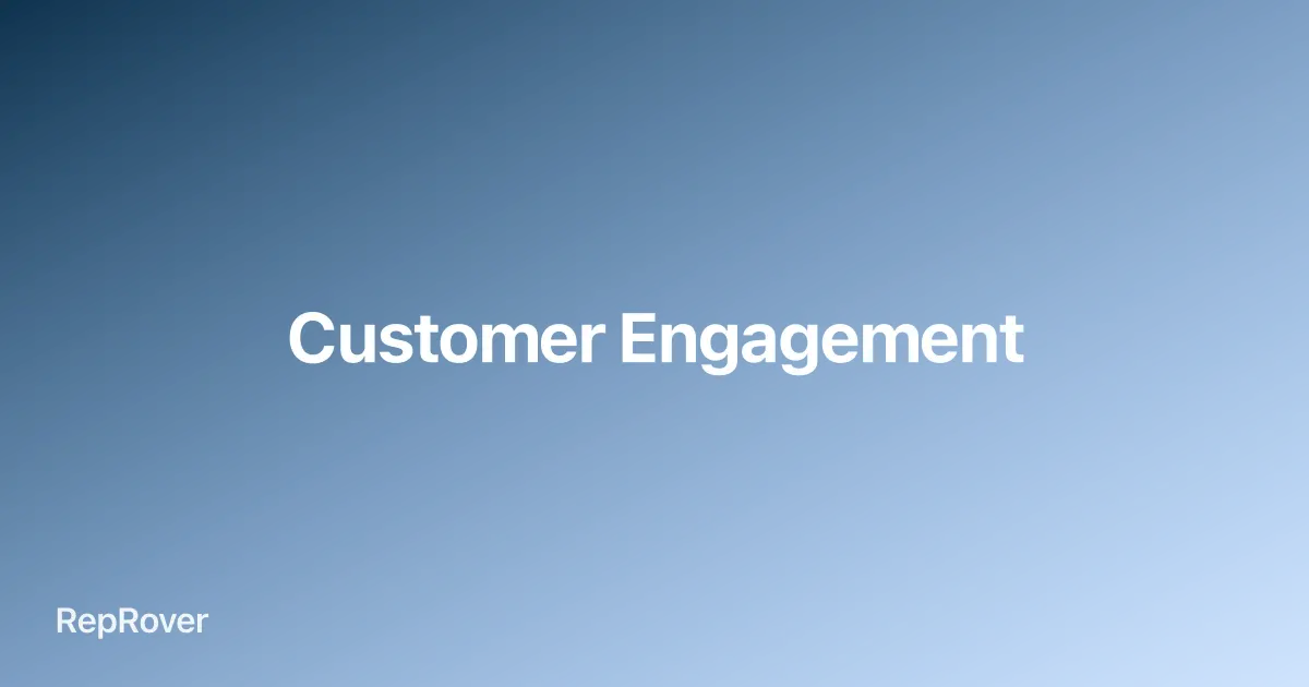Customer Engagement hero
